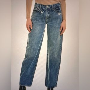 Good American Good Trouser Blue Jeans NEW WITH TAGS